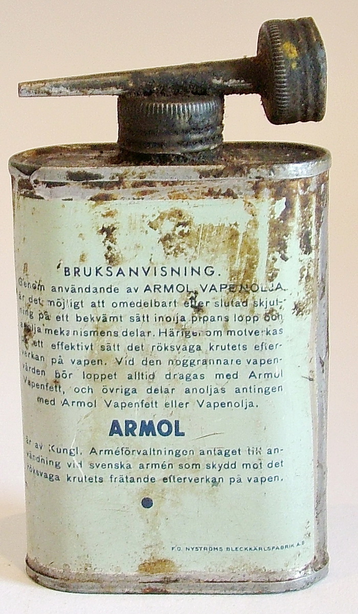 Armol-Waffenöl - Vapenolja, Schweden, Sverige